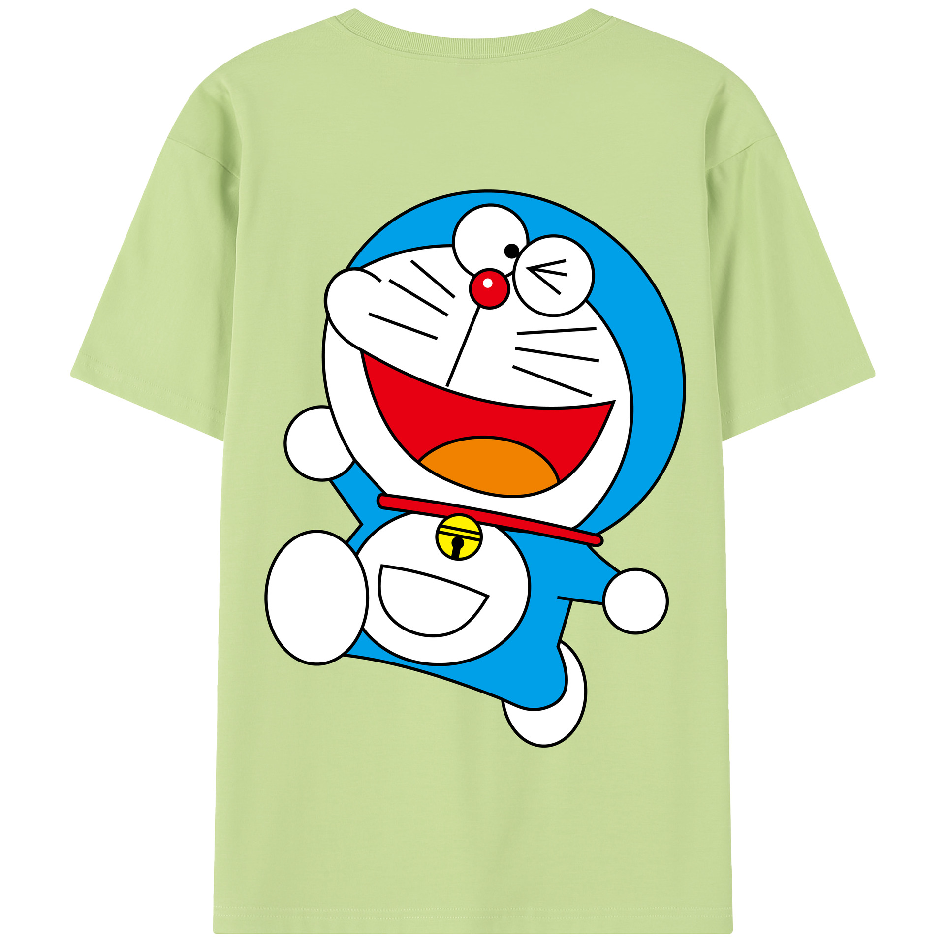 （画像用） ドラえもん Doraemon 綿100％半袖Tシャツ（背面プリント）